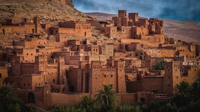 Деревня Айт Бен Хадду в Марокко