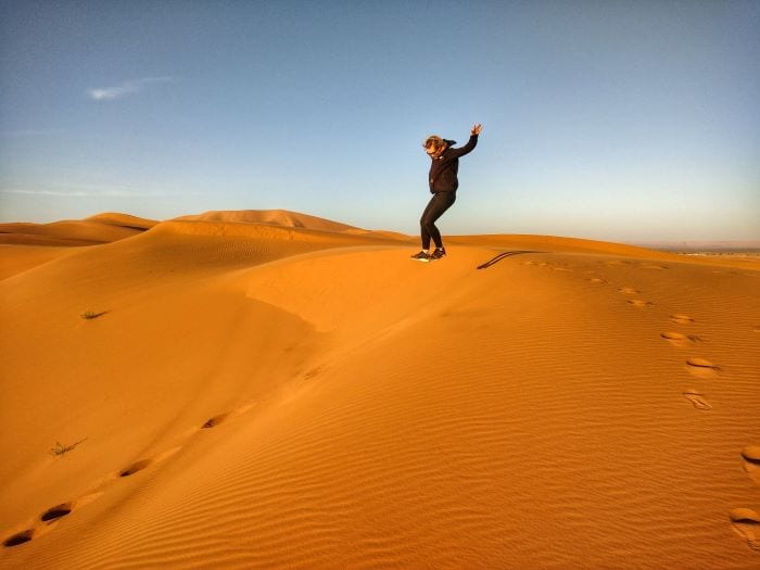 Пустыня Сахара в Марокко