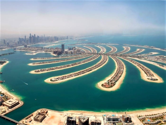 Искусственный архипелаг Острова Пальм в Дубае
