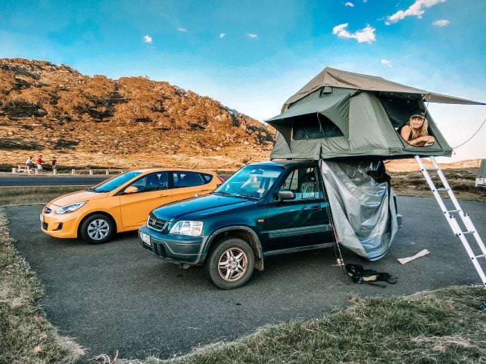 Палатка на крышу машины