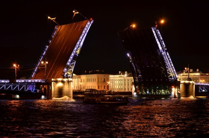 Разводные мосты Санкт-Петербург