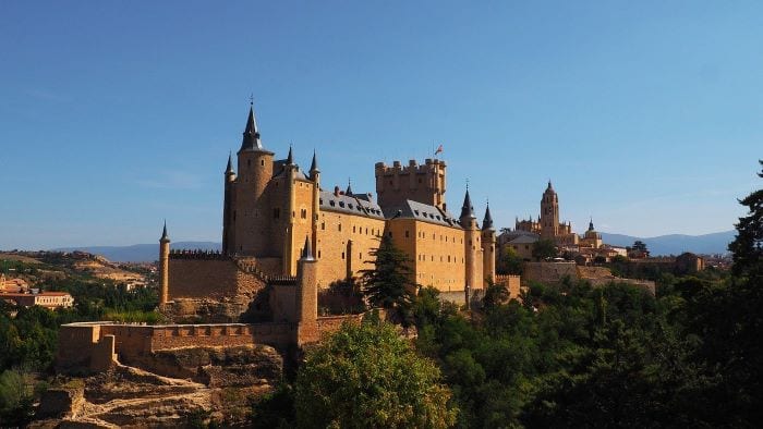 Сеговия замок, Испания