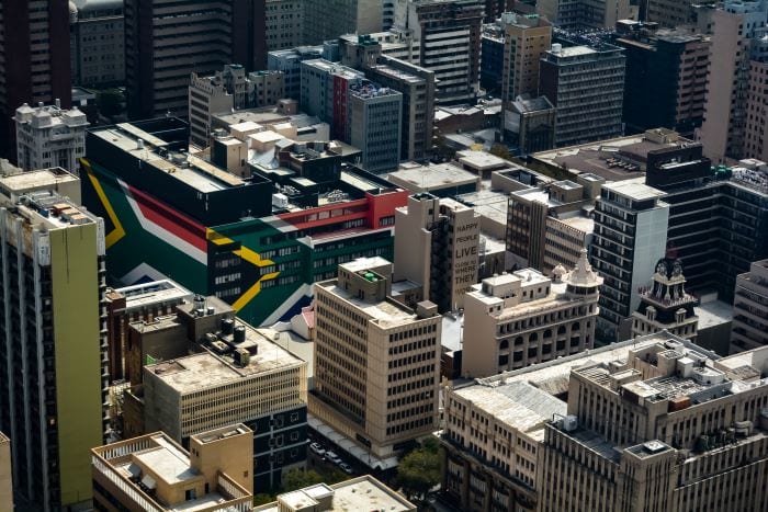 Йоханнесбург вид сверху