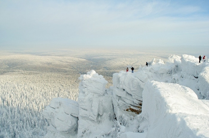 Уральские горы зимой
