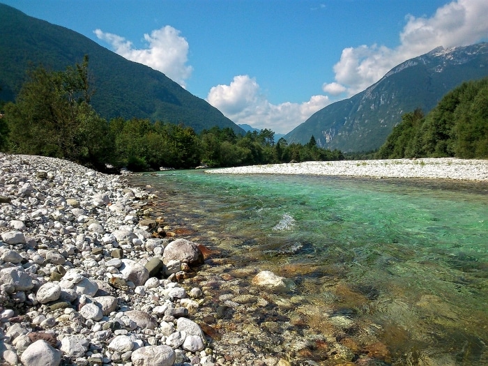 Река Соча, достопримечательности Словении